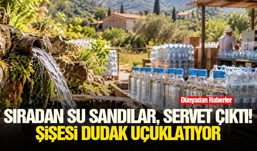 Sıradan su sandılar, servet çıktı! Şişesi dudak uçuklatıyor