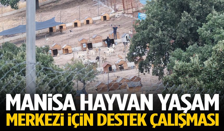 Manisa Hayvan Yaşam Merkezi için destek çalışması