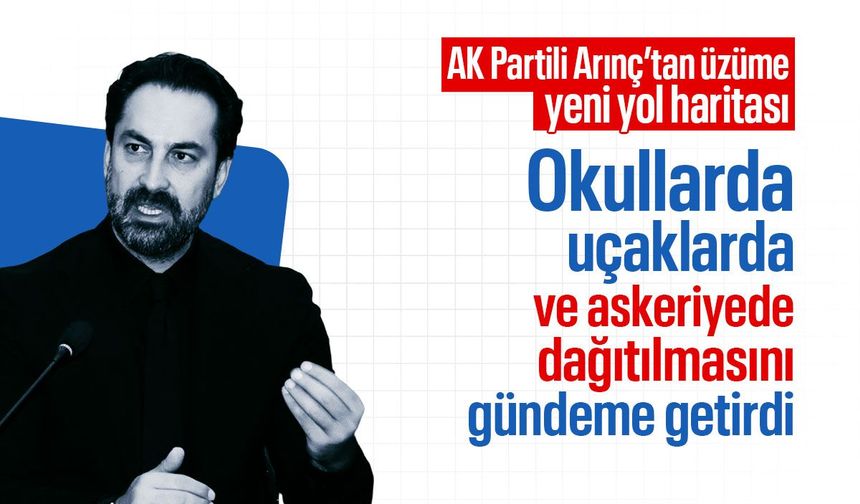 AK Partili Arınç'tan üzüm için yol haritası