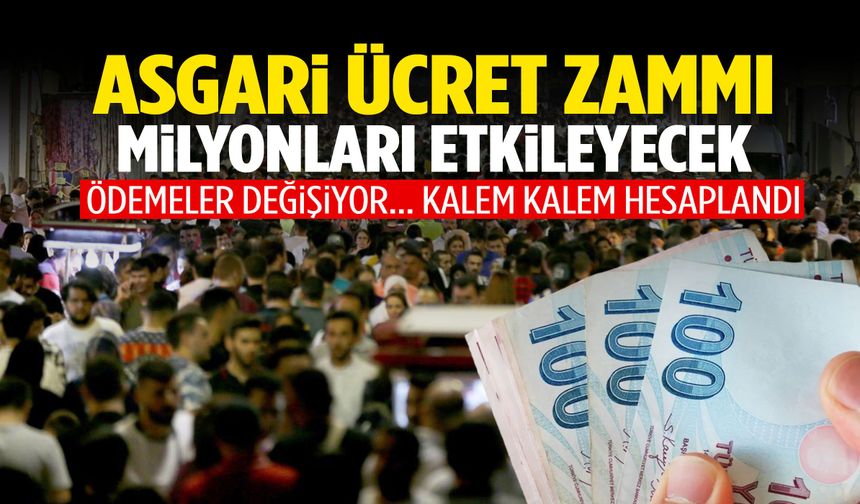 Asgari ücret zammı milyonları etkileyecek! 2027’de ödemeler değişiyor