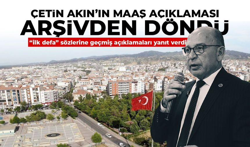 Çetin Akın’ın maaş açıklaması arşivden döndü: “ilk defa” sözlerine geçmiş açıklamaları yanıt verdi!