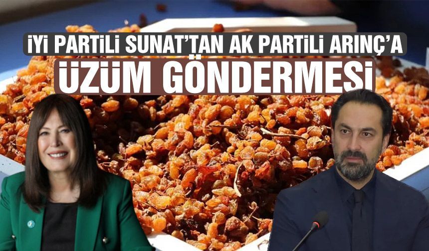 İYİ Partili Sunat’tan AK Partili Arınç’a üzüm göndermesi