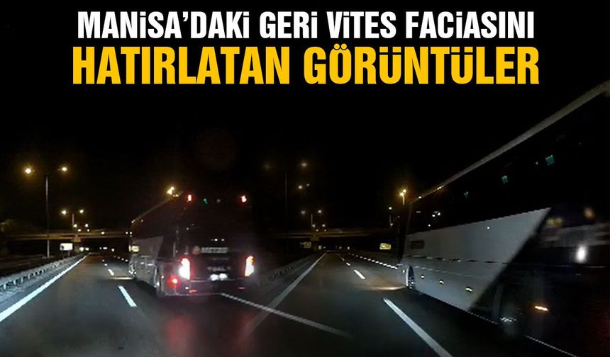 Manisa'daki otobüs faciasını hatırlatan görüntüler!