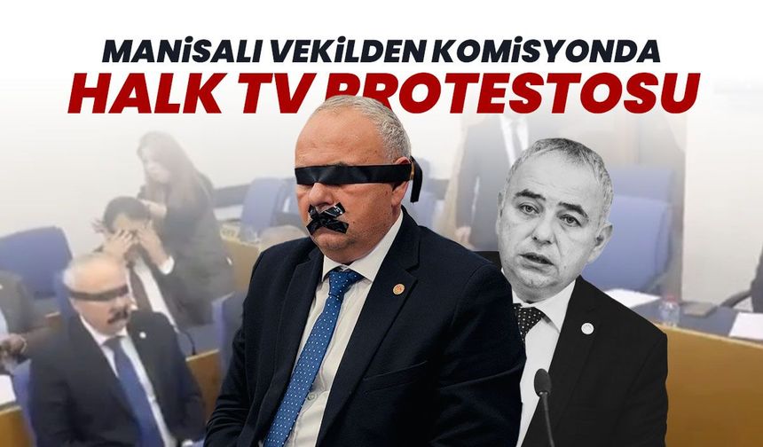 Manisalı vekilden Halk TV protestosu