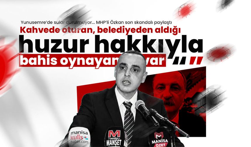 MHP'li Özkan’dan huzur hakkı çıkışı! Bahis oynuyorlar...