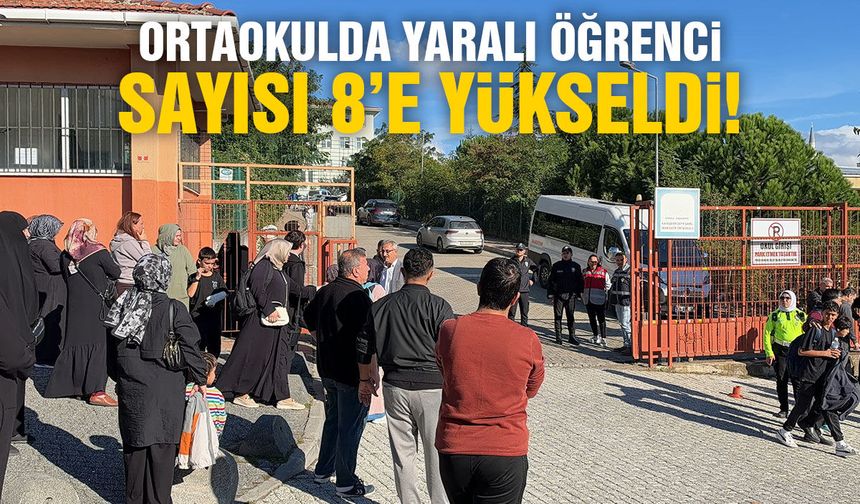 Ortaokulda yaralı öğrenci sayısı 8'e yükseldi: 3'ünün durumu ağır