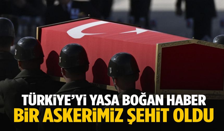 Türkiye’yi yasa boğan haber: Hudutta yaralanan asker şehit oldu!
