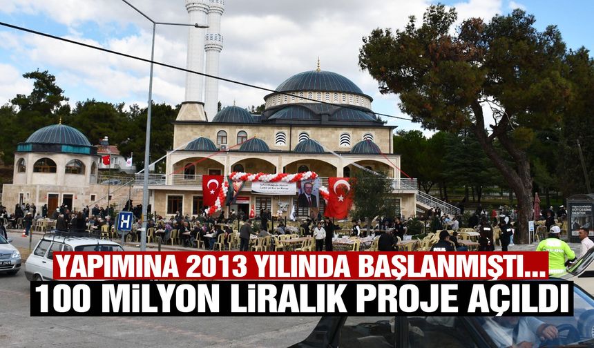 Yapımına 2013 yılında başlanmıştı… Gördes’te 100 milyon liralık proje açıldı!