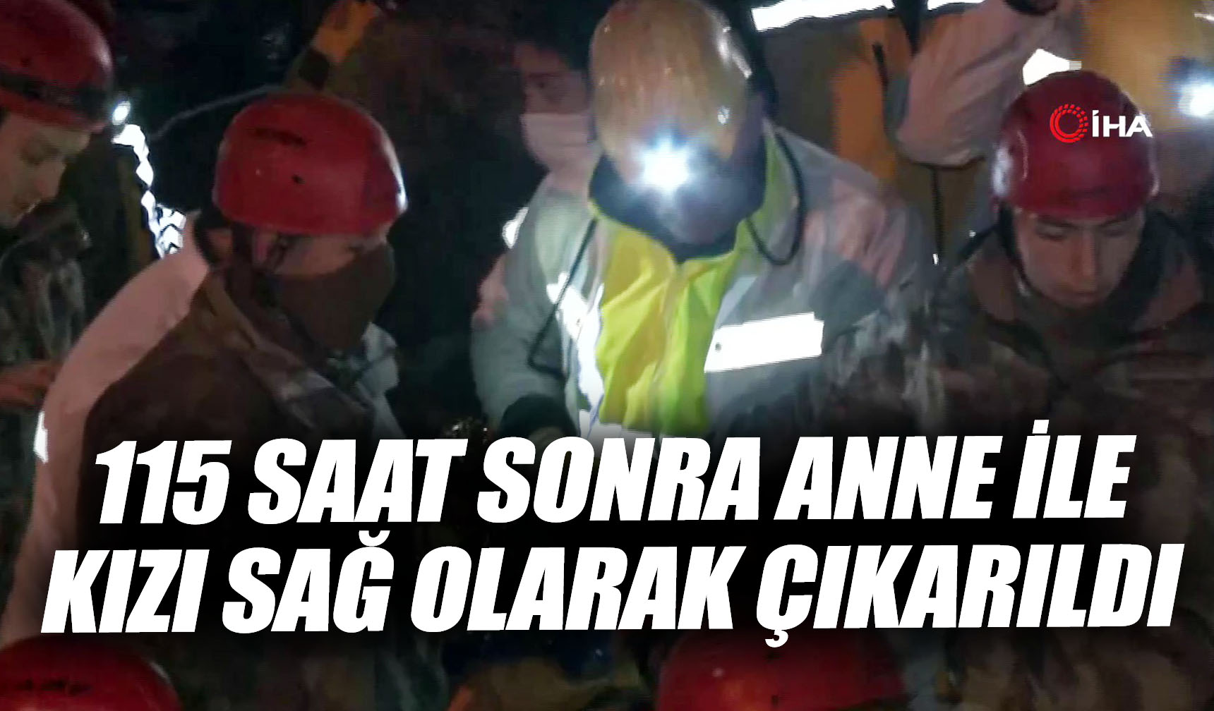 Önce 6 Yaşındaki Kübra, Ardından 6 Aylık Hamile Annesi Kurtarıldı ...