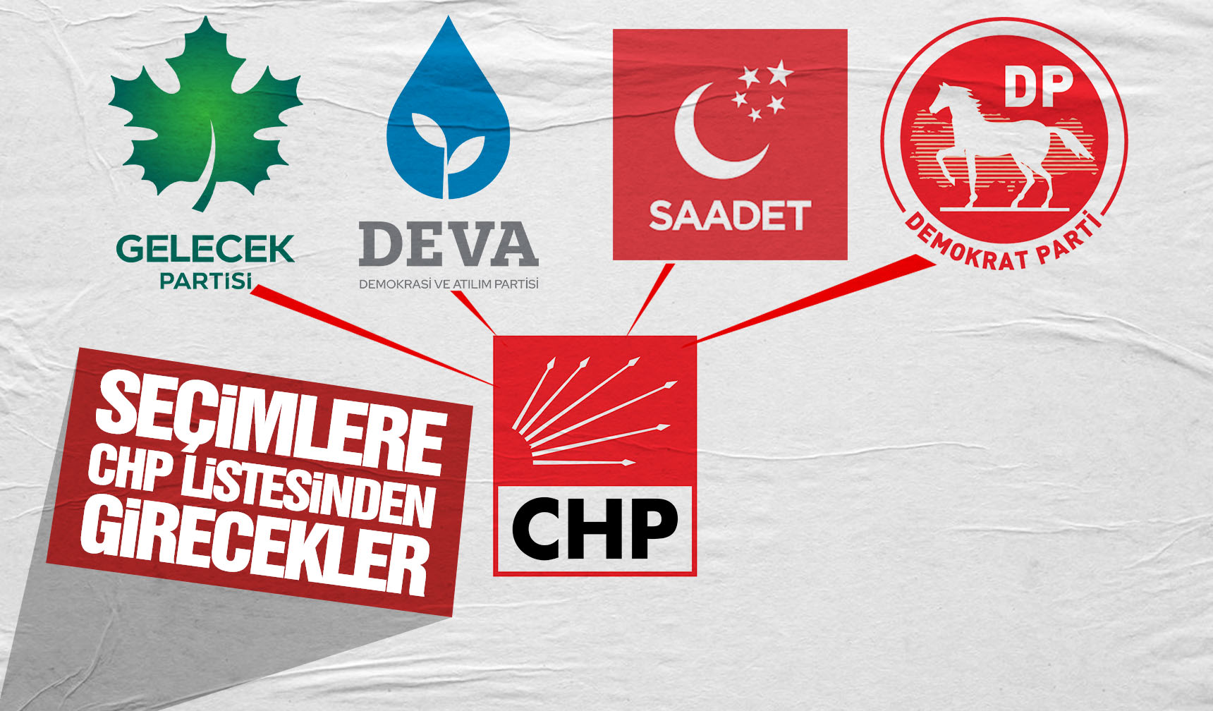 DEVA Partisi, Demokrat Parti, Gelecek Partisi ve Saadet Partisi seçime