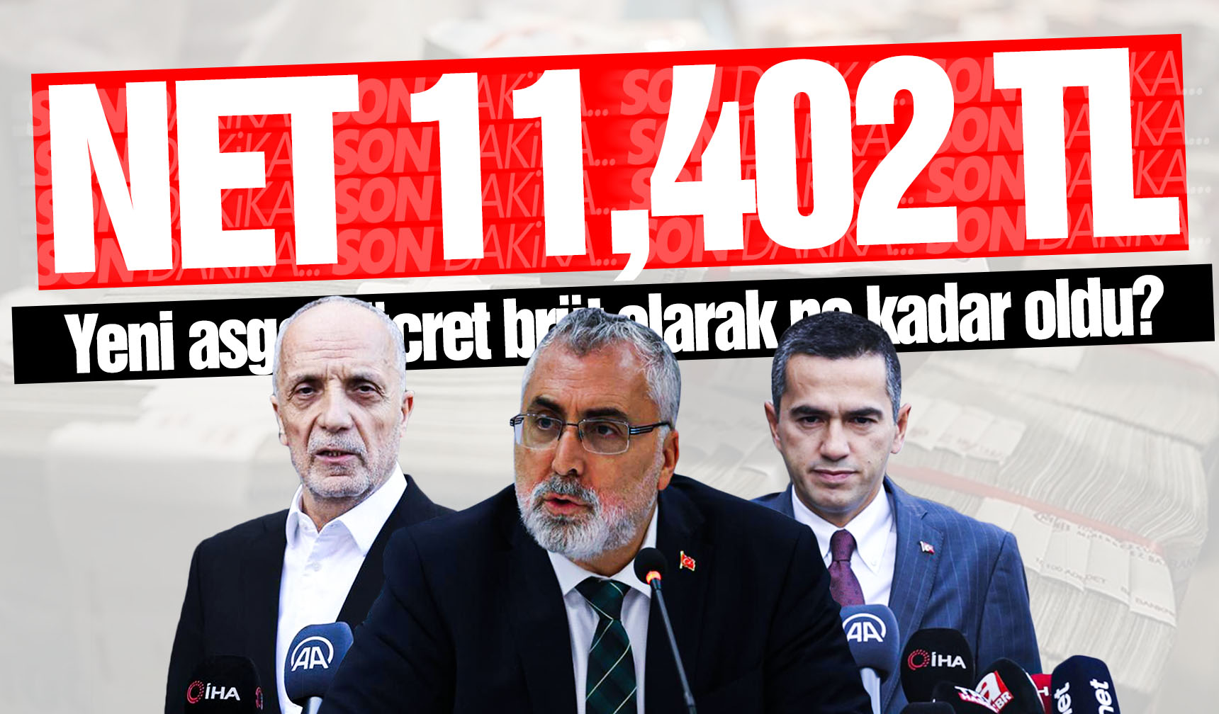 Asgari ücret Net 11 Bin 402 TL Oldu! İşte Detaylar... - Manisa Kulis ...