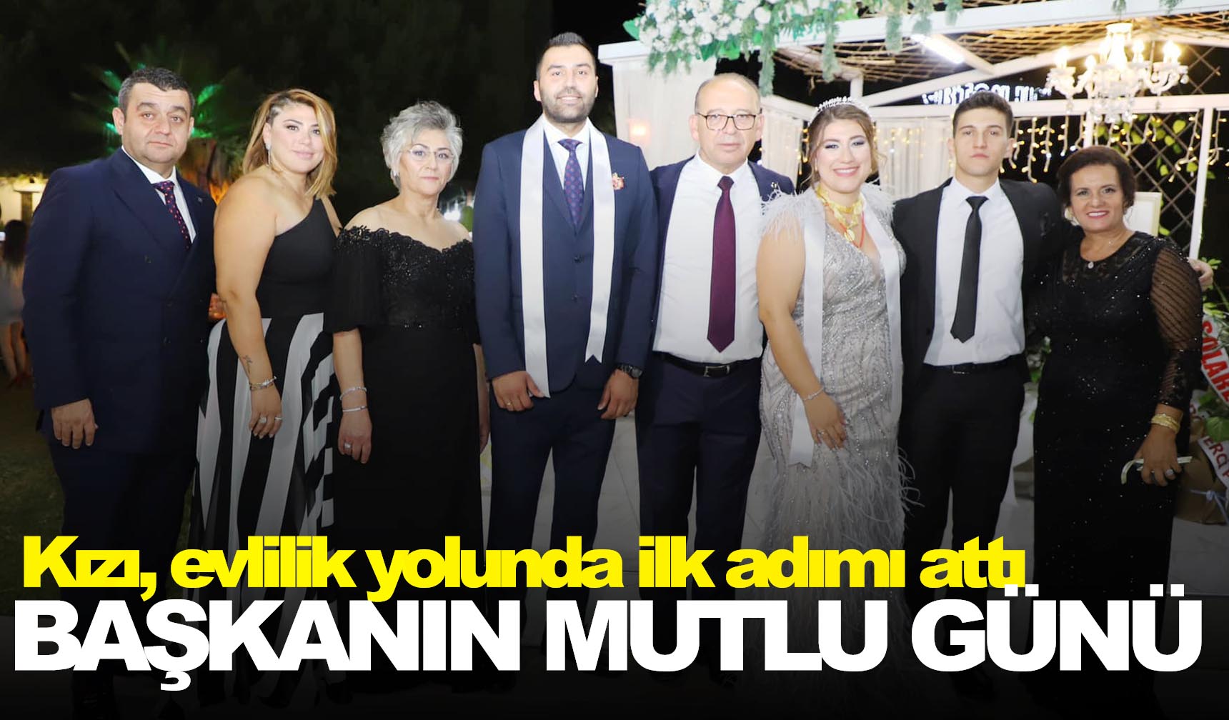 Belediye başkanının mutlu günü