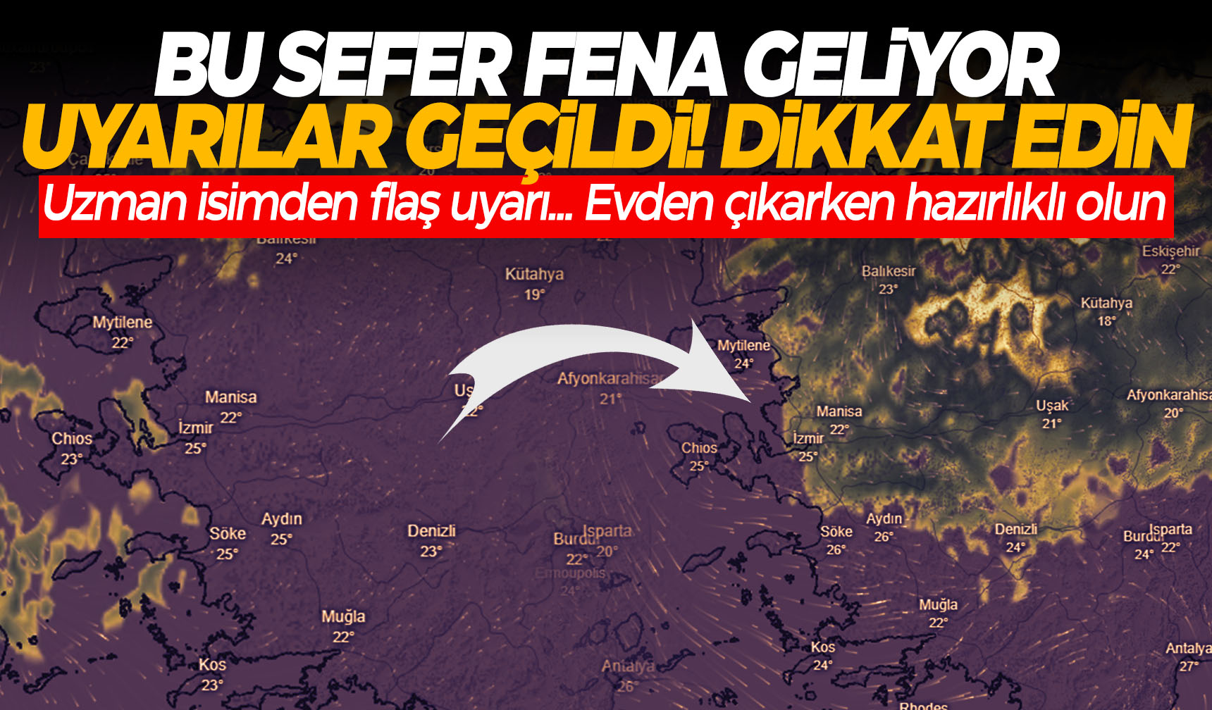 Manisa, Kütahya, Afyon, Denizli dikkat! Cumartesi günü...