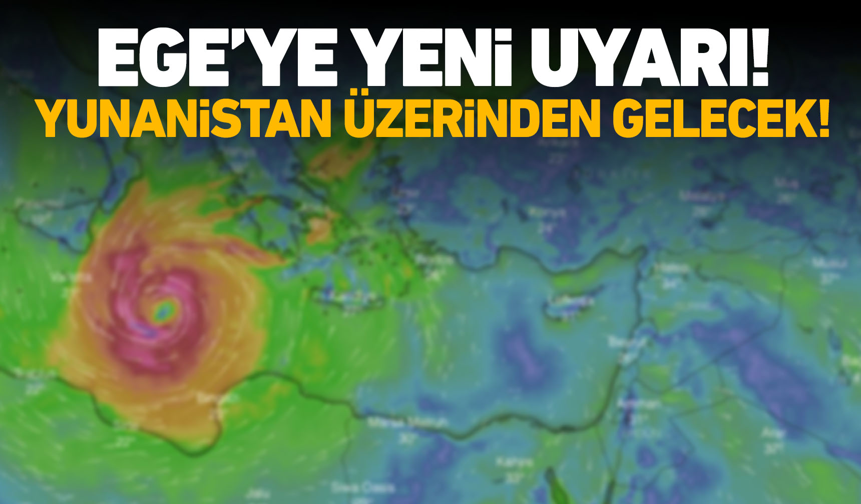 Yunanistan'da daha önce yaşanan sel felaketinin ardından Türk meteoroloji uzmanları bu bölgeyi daha fazla takip etmeye başladı