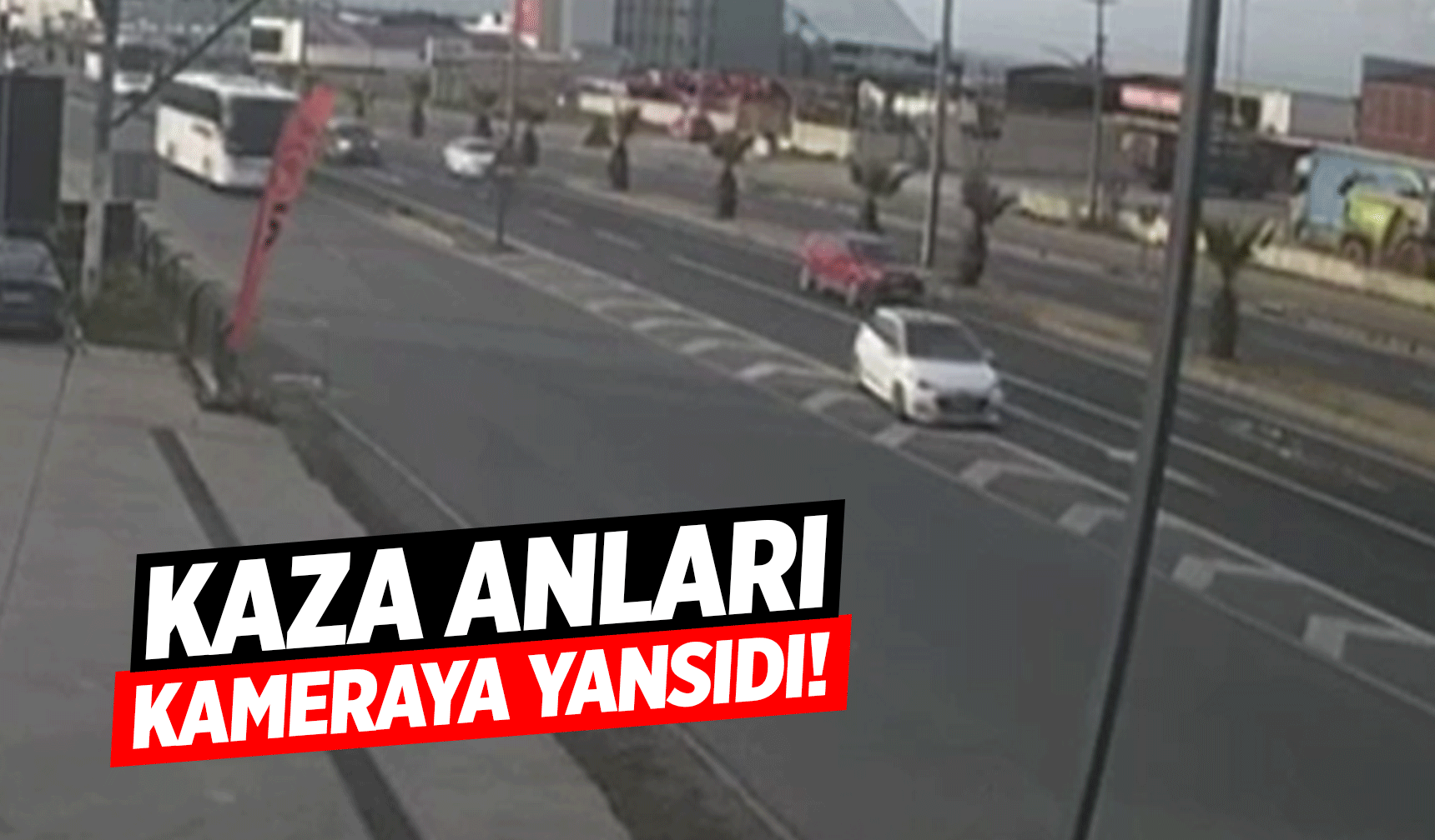 Manisa'da kaza anı kameralara yansıdı