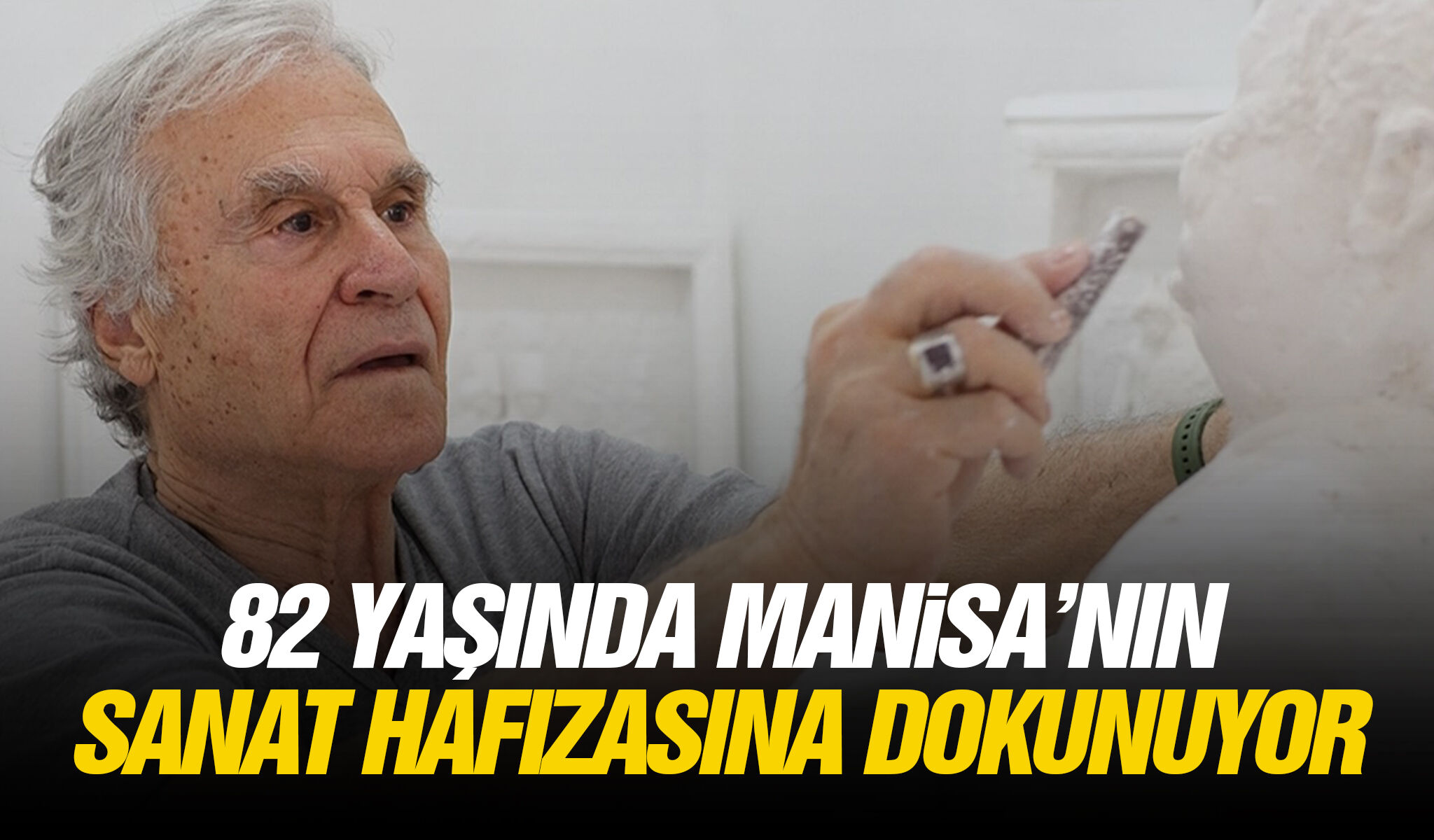 82 yaşında Manisa’nın sanat hafızasına dokunuyor