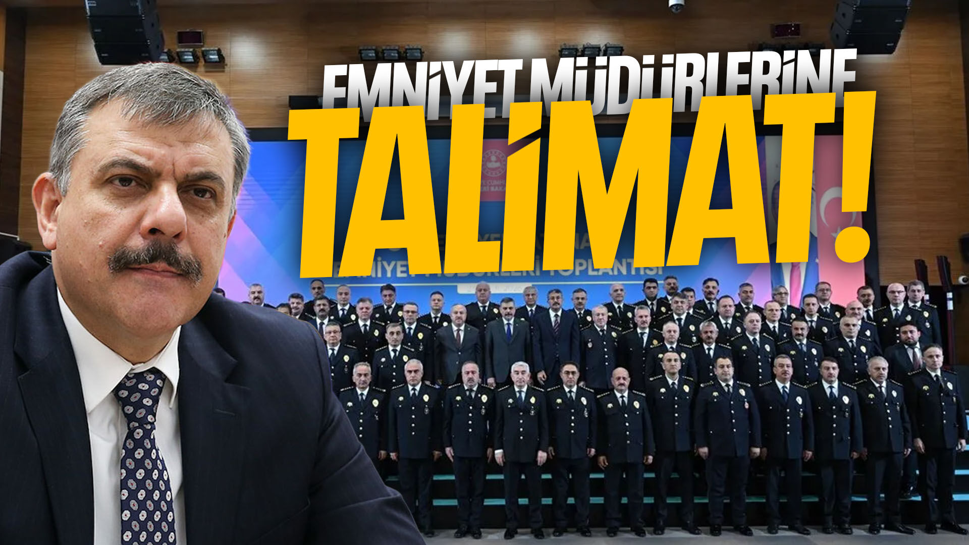 Emniyet Müdürleriyle buluştu! Manisa açıklaması… Talimatı verdi!