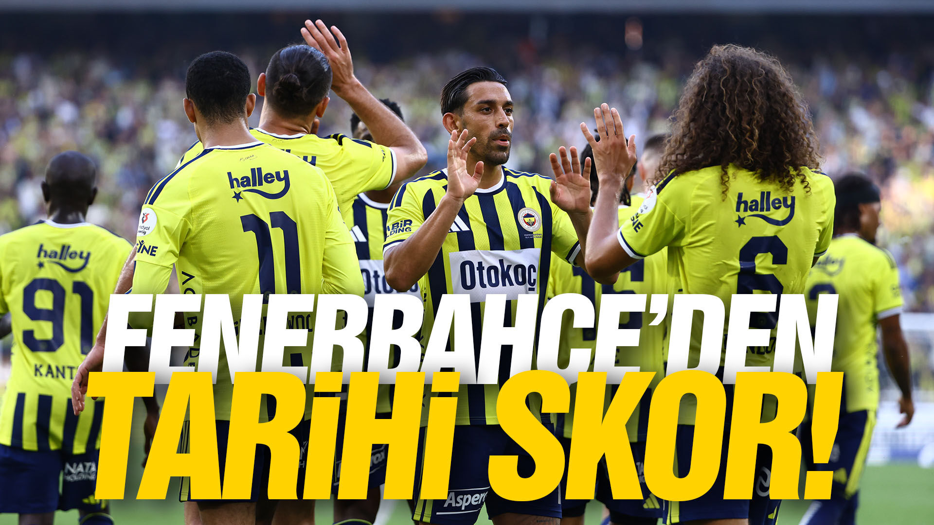 Fenerbahçe’den tarihi skor! Gol oldu yağdı…