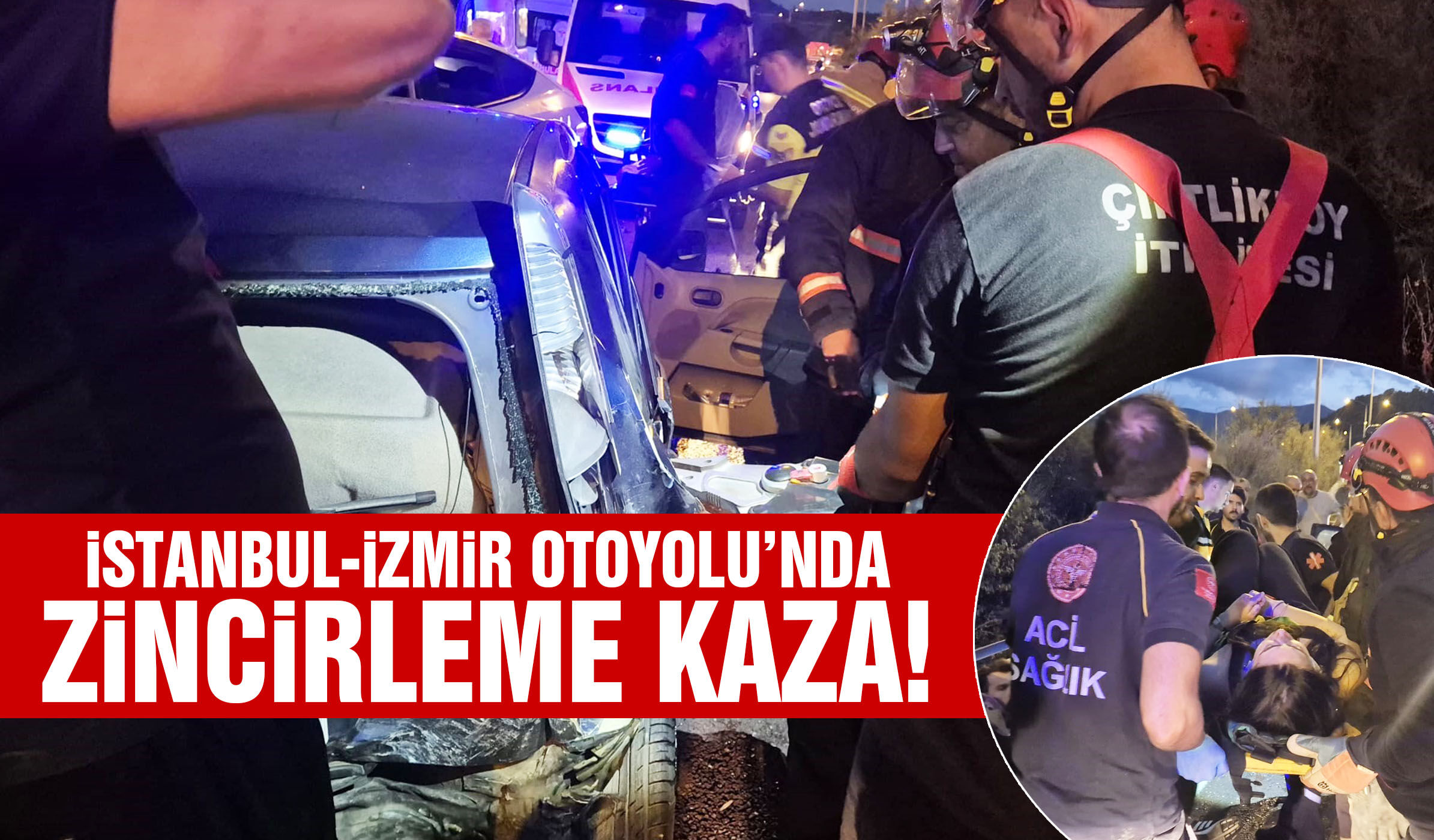 İstanbul-İzmir Otoyolu’nda ortalık savaş alanına döndü… Çok sayıda yaralı var!