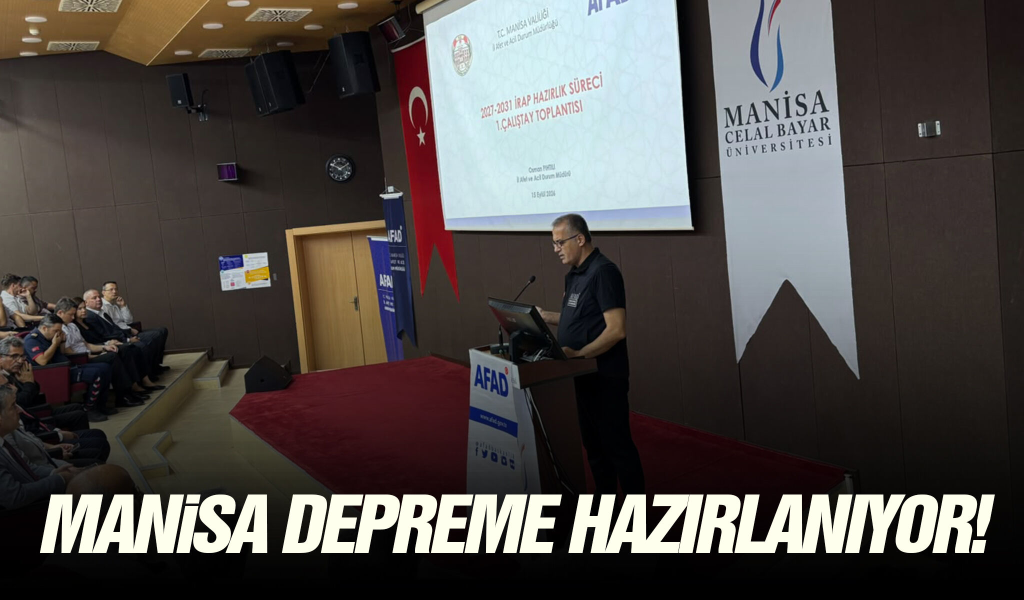 Manisa depreme hazırlanıyor!