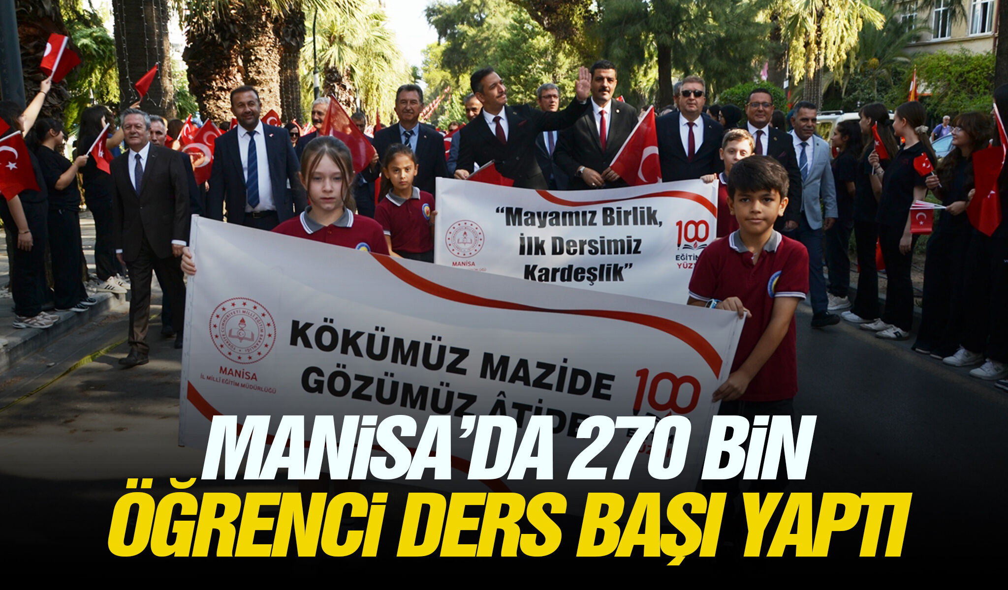Manisa’da 270 bin öğrenci ders başı yaptı