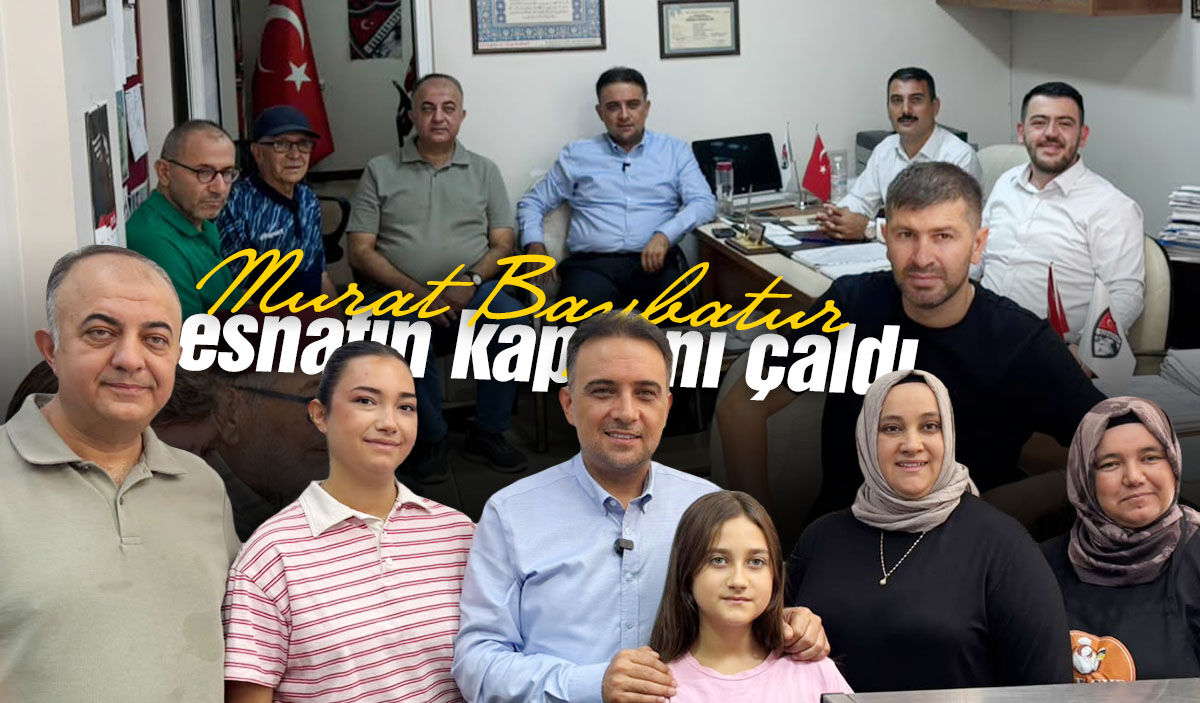 Murat Baybatur esnafın kapısını çaldı