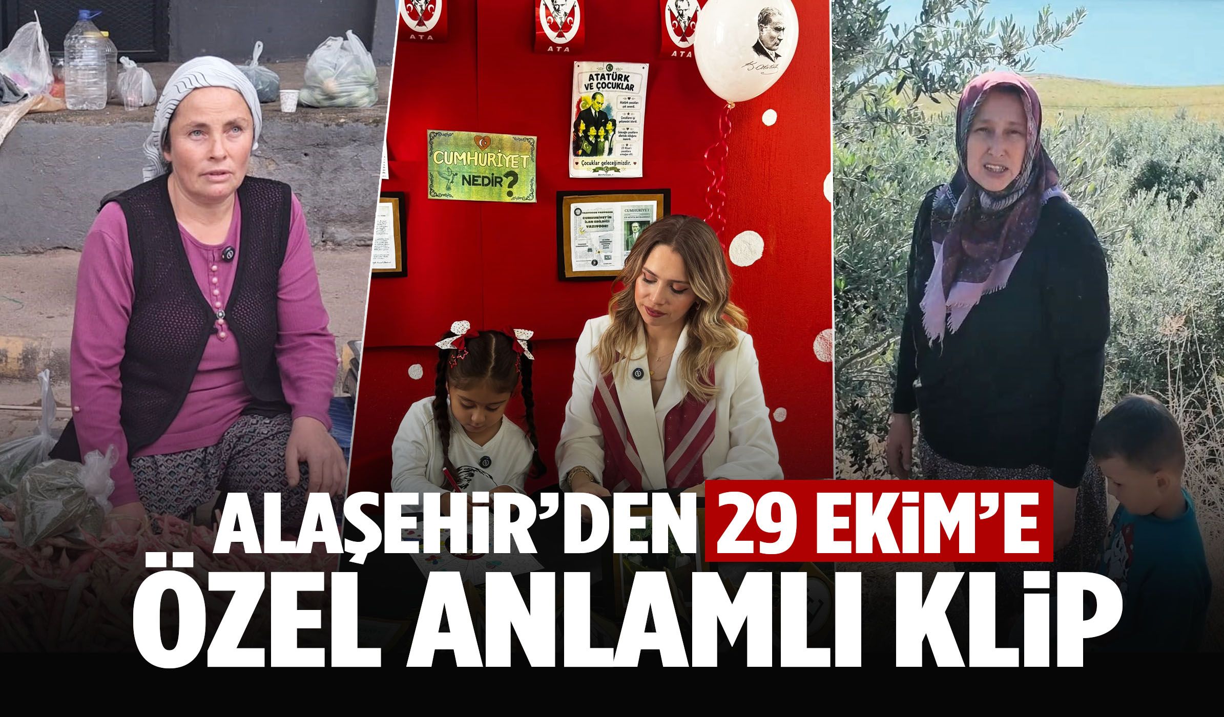Alaşehir’den 29 Ekim’e özel anlamlı klip