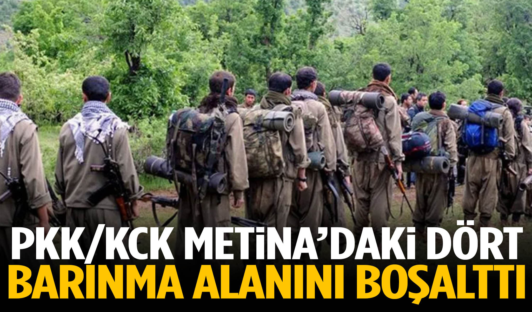 PKK Irak'ın kuzeyindeki 4 kampı boşalttı!