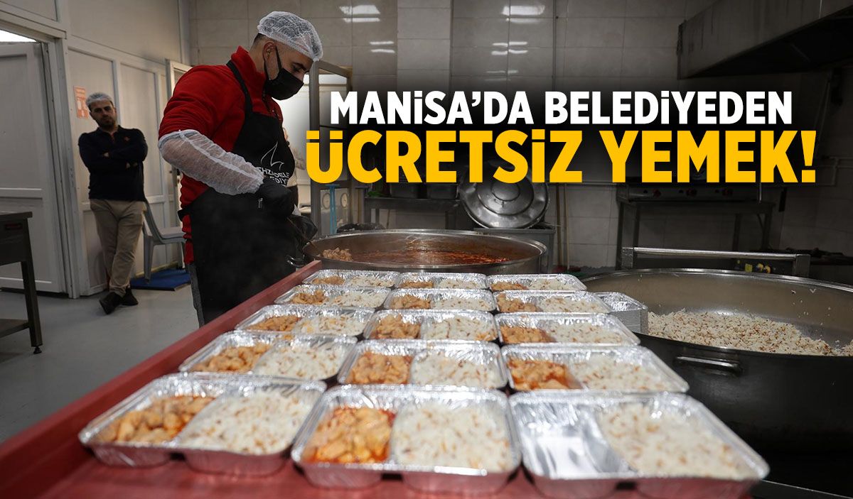 Manisa’da belediyeden ücretsiz yemek