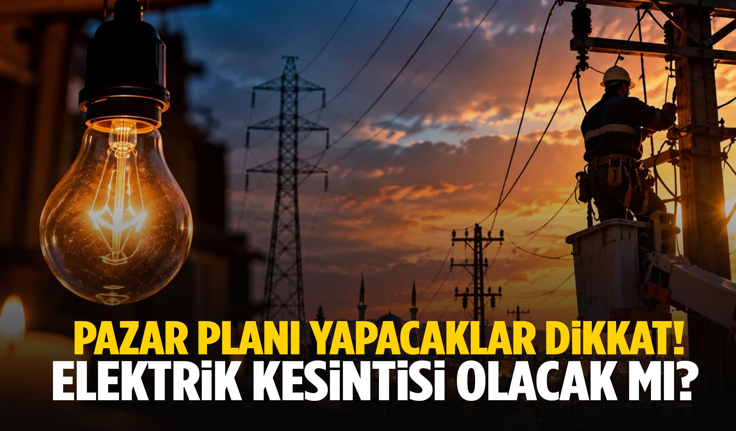 Manisa’da pazar planı yapacaklar dikkat! Kesinti olacak mı?