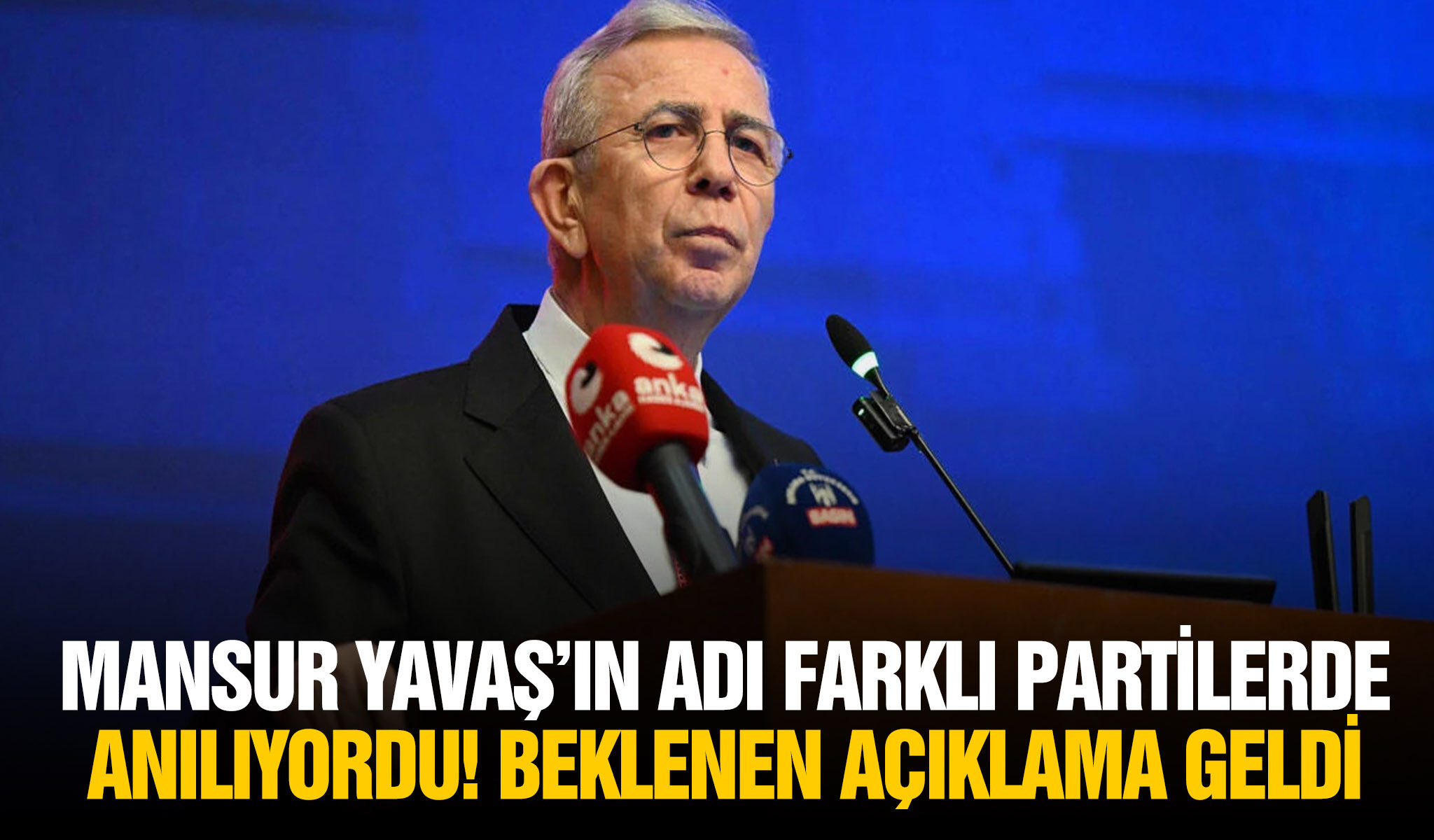 Mansur Yavaş'ın adı farklı partilerle anılıyordu! Beklenen açıklama geldi