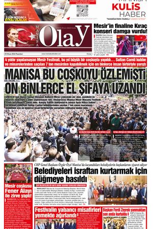 29.04.2024 Manisa Olay Gazetesi