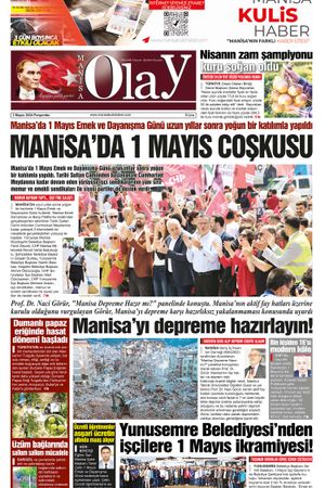 02.05.2024 Manisa Olay Gazetesi