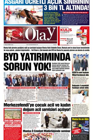 01.11.2024 Manisa Olay Gazetesi