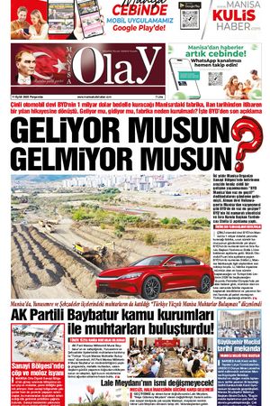 11.09.2025 Manisa Olay Gazetesi
