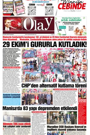 30.10.2025 Manisa Olay Gazetesi