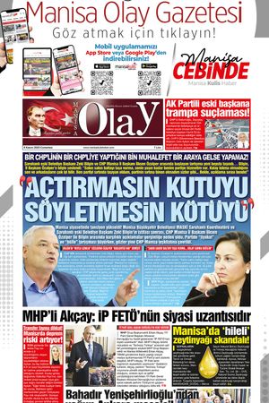 08.11.2025 Manisa Olay Gazetesi