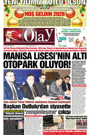 01.01.2026 Manisa Olay Gazetesi