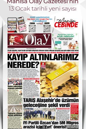 13.01.2026 Manisa Olay Gazetesi